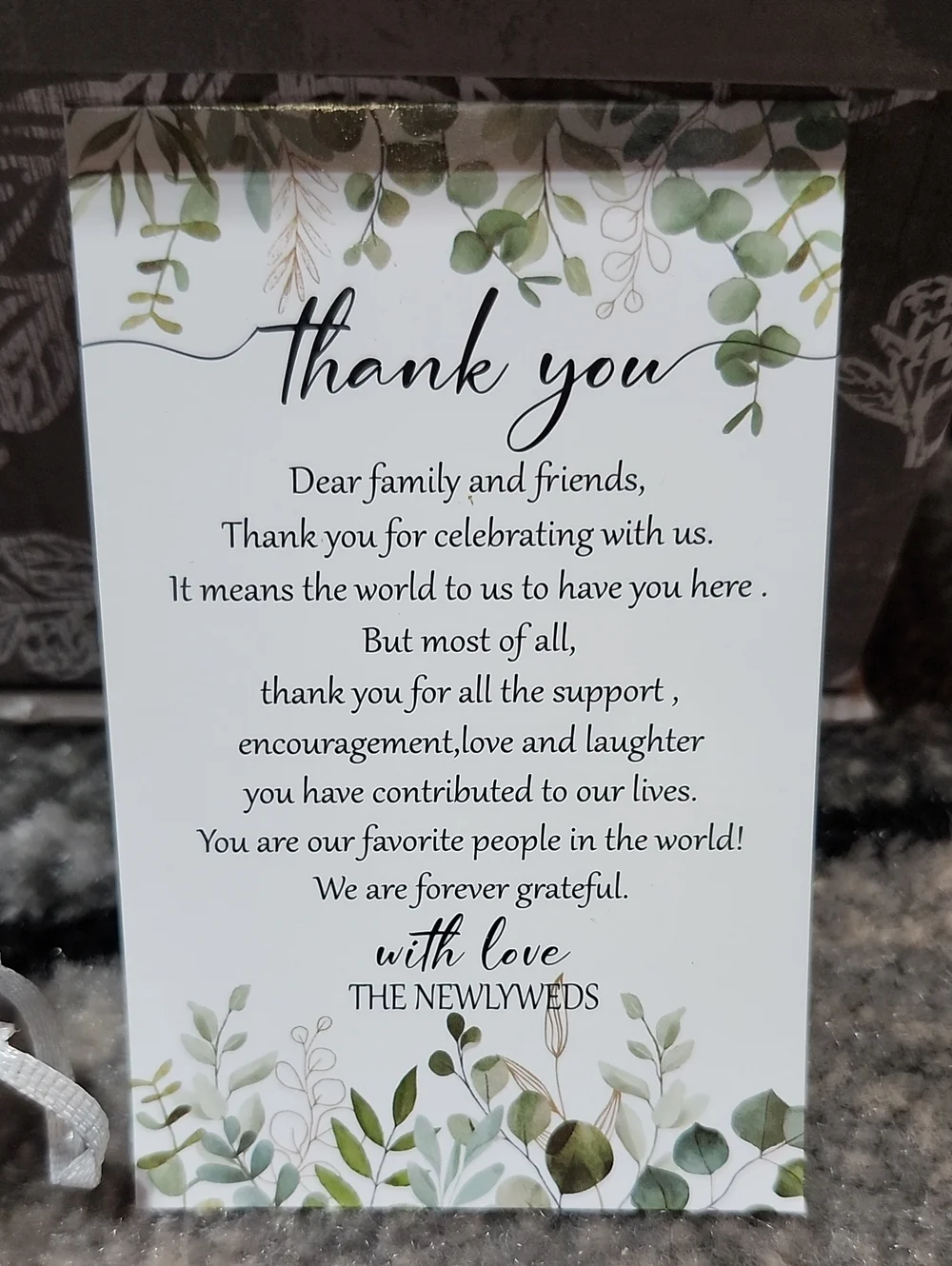 Uiltan wedding favors